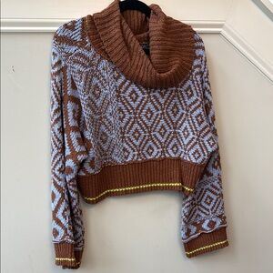 Free People crop sweater